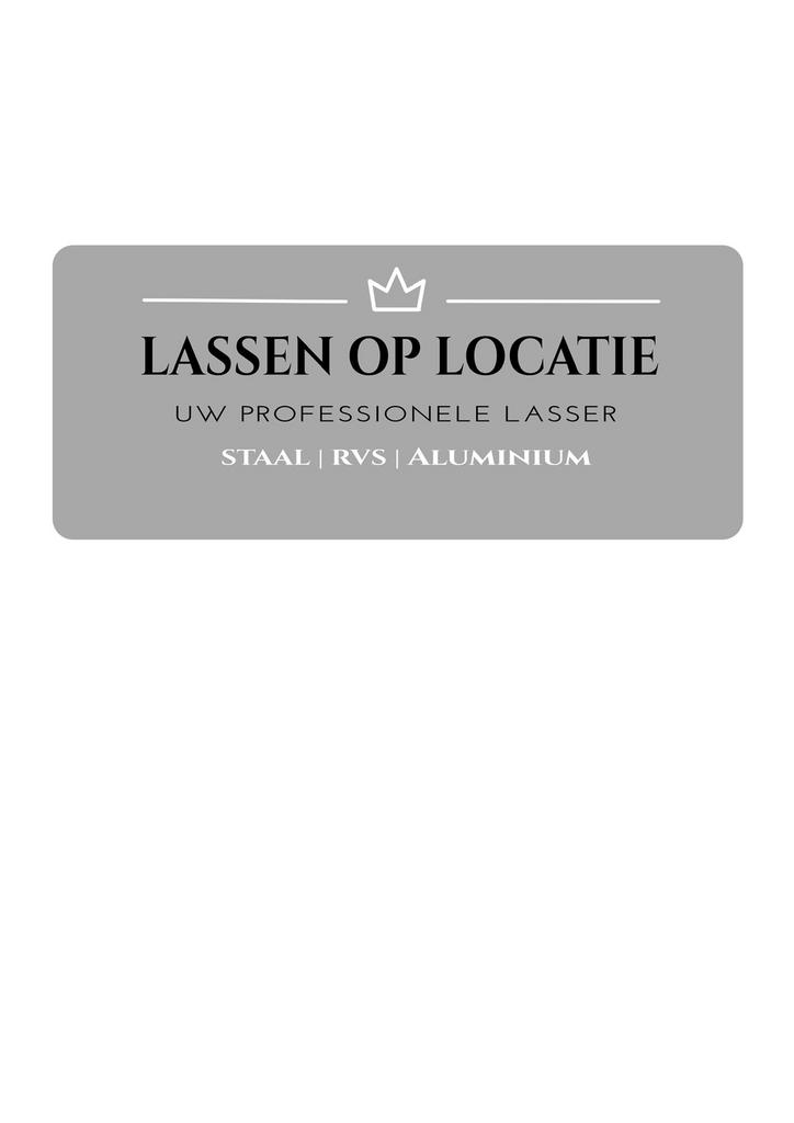 Lassen op locatie, Komt aan huis, Overige metaalbewerking