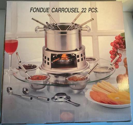 Fondue Carrousel 22-delig, Ophalen of Verzenden, Nieuw, Brander, Fondueset