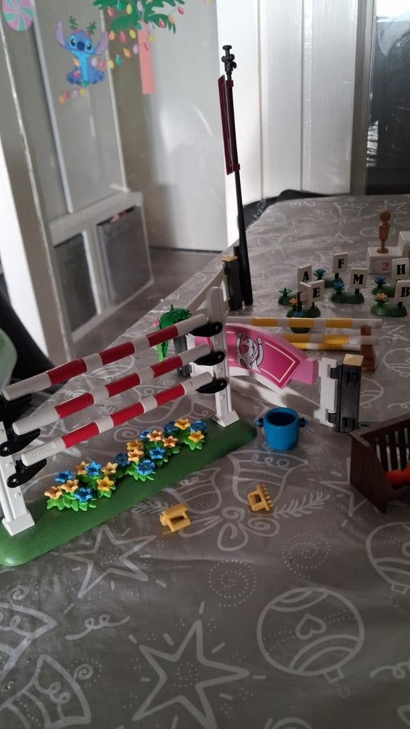 Paarden parcours playmobil, Ophalen of Verzenden, Zo goed als nieuw