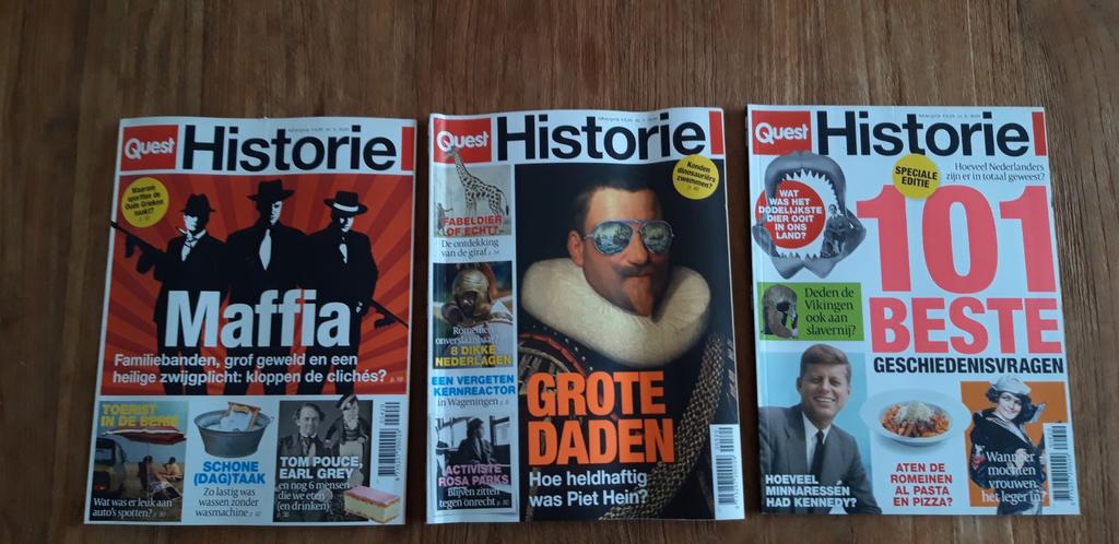 Quest Historie 3x, Ophalen of Verzenden, Gelezen, Wetenschap en Natuur