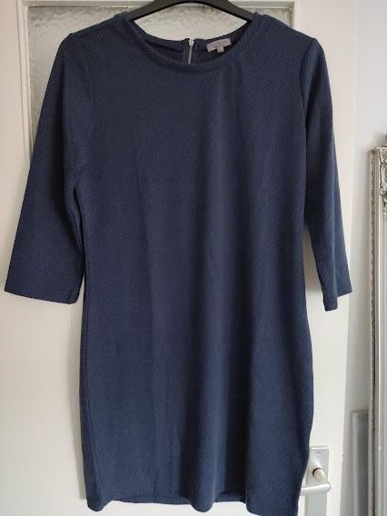 Liz Devy dames jurk navy blauw met 3/4de mouwen, Kleding | Dames, Liz Devy, Blauw, Maat 42/44 (L), Ophalen of Verzenden