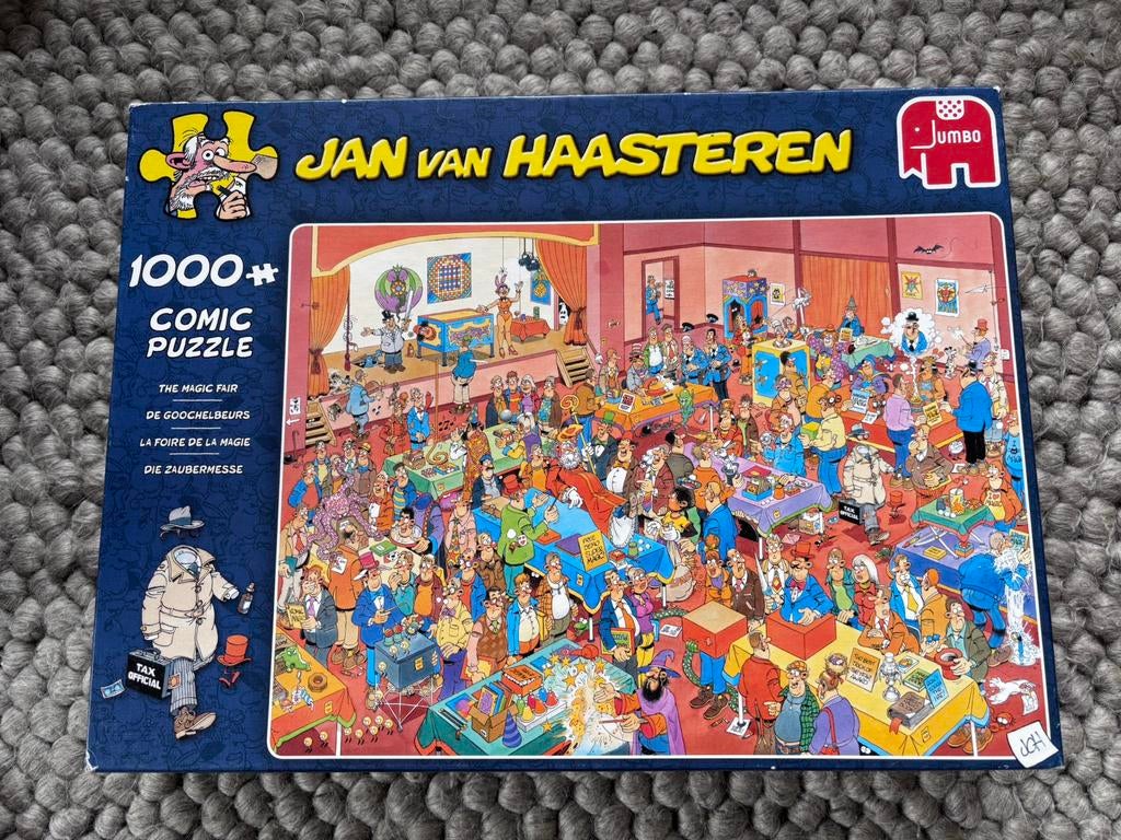 Jan van Haasteren 1000 stukjes, Ophalen, 500 t/m 1500 stukjes, Zo goed als nieuw