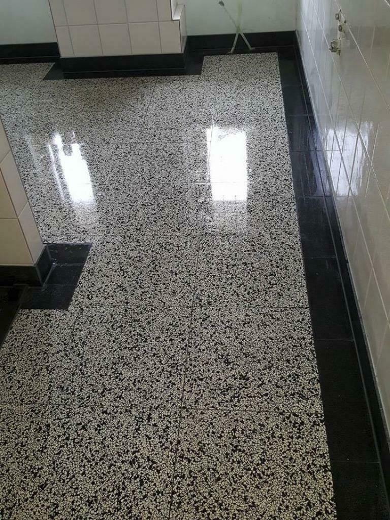 Terrazzo tegels Amsterdam 40x40cm Ecostone EM1087 wit zwart, 40 tot 60 cm, 40 tot 60 cm, Nieuw, Ophalen of Verzenden
