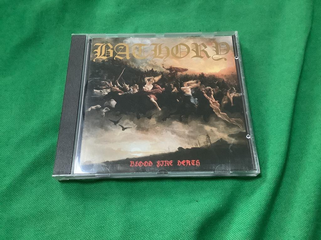 Bathory-Blood Fire Death cd (UK/extremely rare!!), Ophalen of Verzenden, Gebruikt