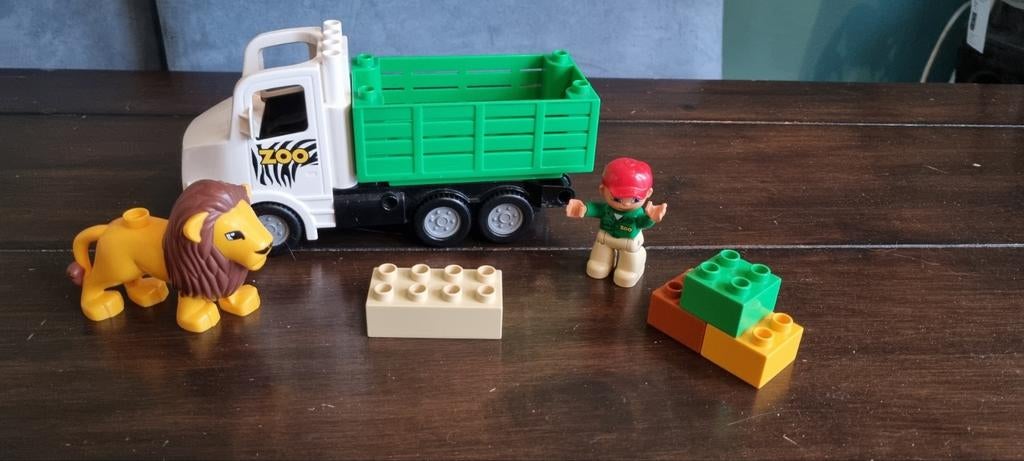 Duplo 6172  zoo truck, Ophalen of Verzenden, Zo goed als nieuw, Duplo