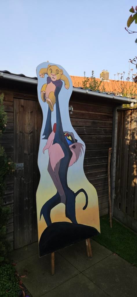 Geboortebord Lion King te huur, Ophalen