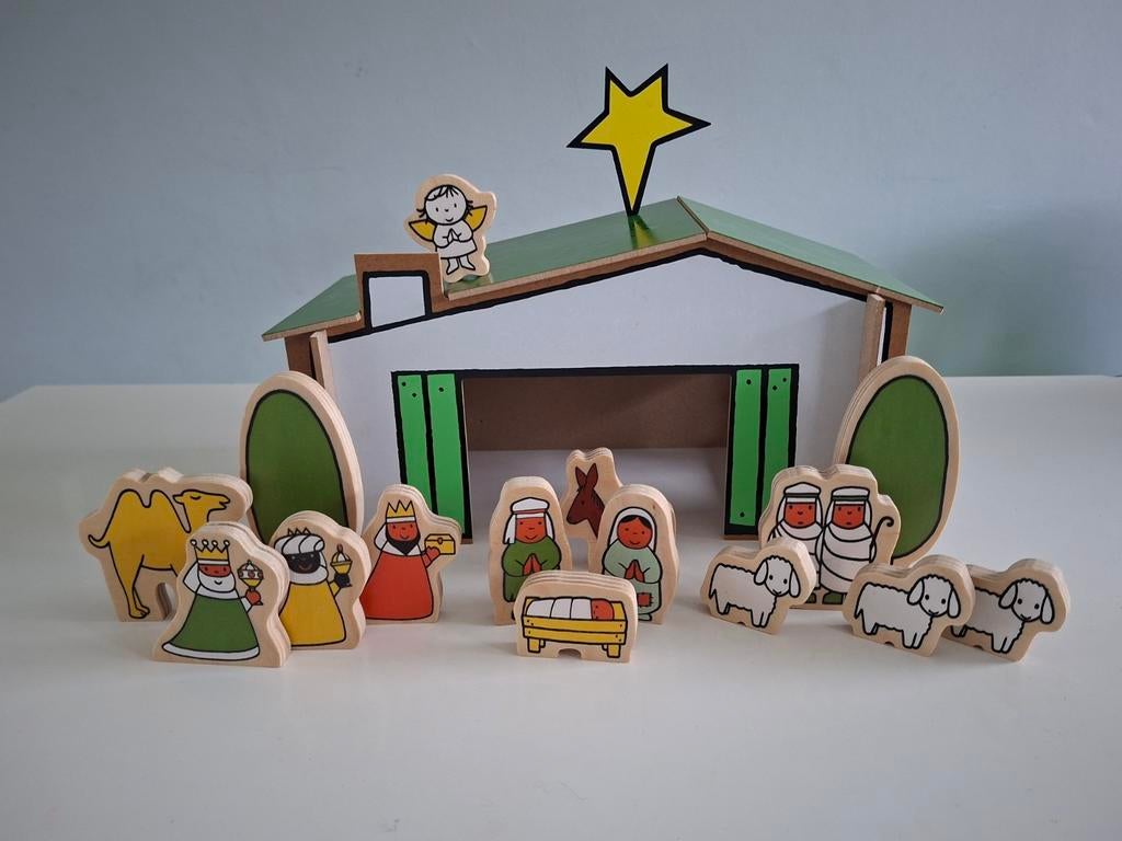 Dick Bruna houten Kerststal, Ophalen of Verzenden, Zo goed als nieuw