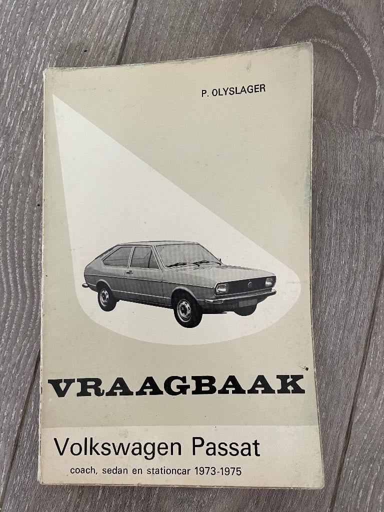 Vraagbaak VW, Volkswagen Passat B1 1973-1975, Auto diversen, Handleidingen en Instructieboekjes, Ophalen of Verzenden