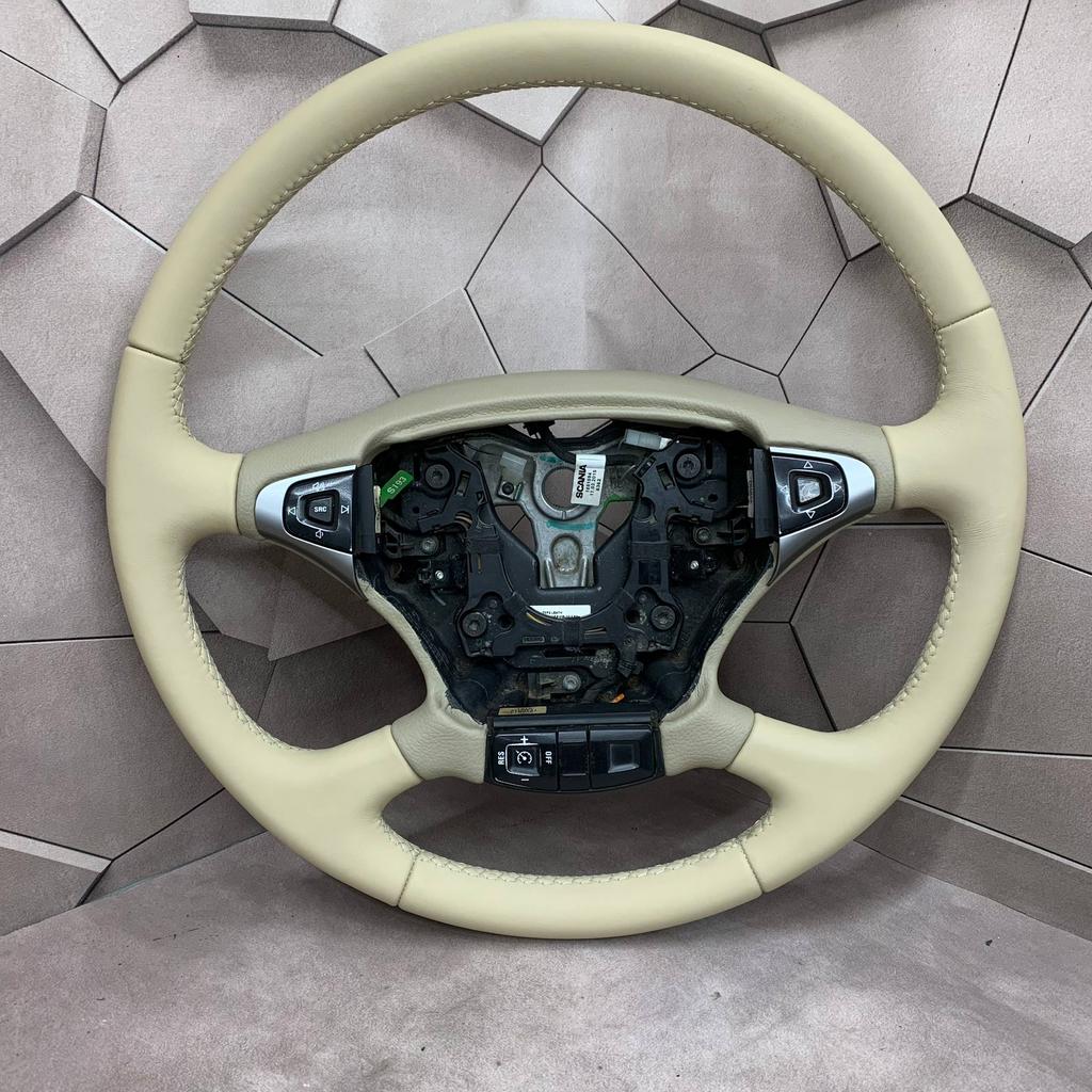 Stuurwiel Stuur Scania R WIT BEIGE LEER, Nieuw, Ophalen of Verzenden