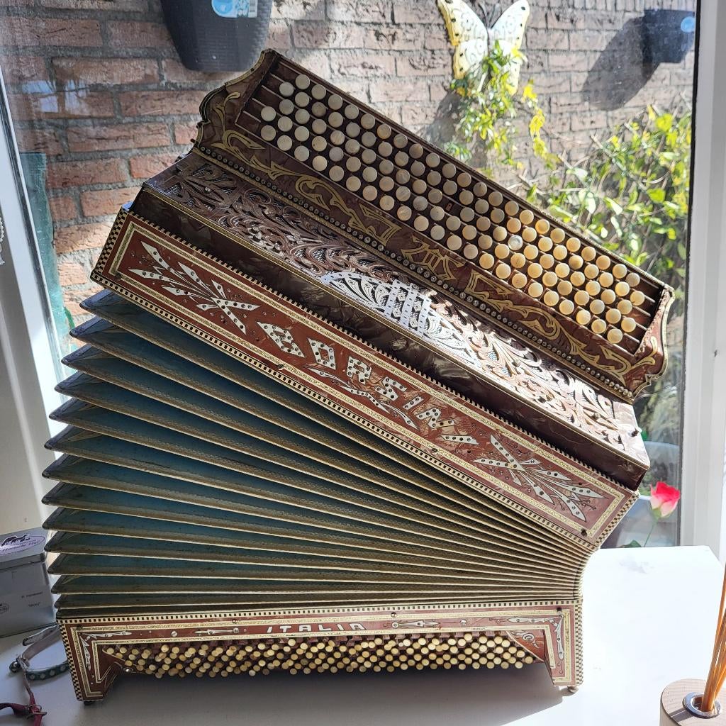 Borsini zelfspelende accordeon met ingebouwde mp3 speler, Muziek en Instrumenten, Accordeons, Ophalen, Gebruikt, Overige merken