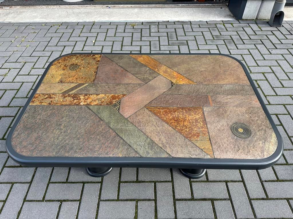 Stenen vintage coffeetable, Huis en Inrichting, Ophalen, Gebruikt