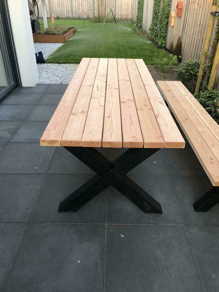 Douglas tuintafel met bankje, Ophalen, Nieuw