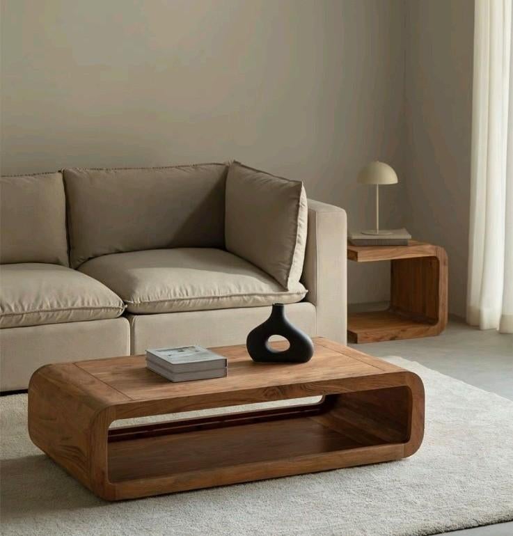Woood salontafel Kin acaciahout NIEUW!, Huis en Inrichting, Tafels | Salontafels, Ophalen, 100 tot 150 cm, Nieuw, 50 tot 100 cm