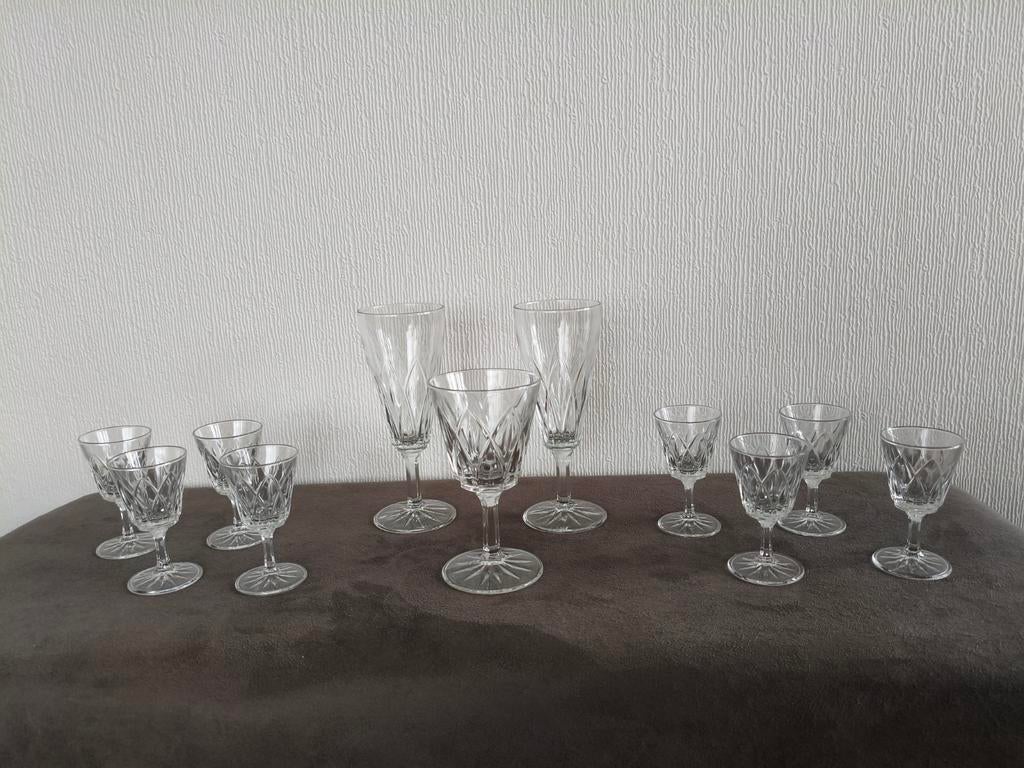 VMC Reims glazen, 11 stuks, Ophalen of Verzenden