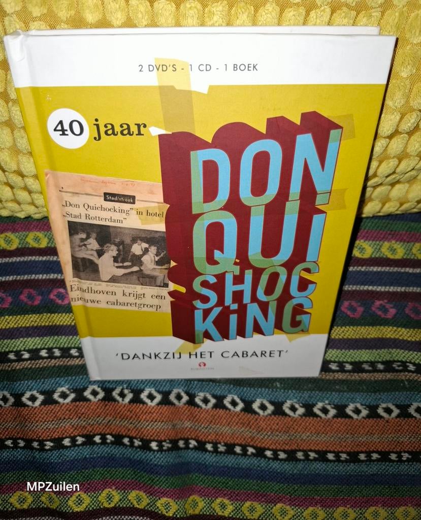 Don Quishocking .. 40 jaar, Cd's en Dvd's, Alle leeftijden, Ophalen of Verzenden, Zo goed als nieuw, Stand-up of Theatershow