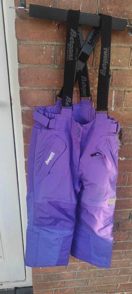 Salopette skibroek Bergans mt 98, Kinderen en Baby's, Ophalen of Verzenden, Zo goed als nieuw, Jongen of Meisje, Broek