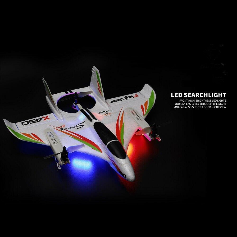 Fast RC Helikopter Vliegtuig Drone All-In-One VTOL. RTF 6-CH, Hobby en Vrije tijd, Modelbouw | Radiografisch | Helikopters en Quadcopters
