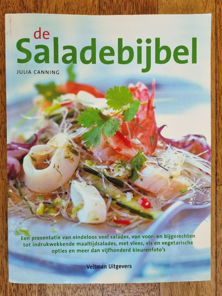 De Salade Bijbel van Julia Canning, Boeken, Ophalen, Gezond koken, Nieuw, Tapas, Hapjes en Dim Sum