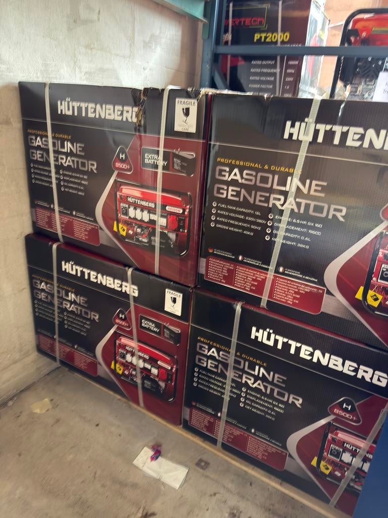 H8500W electrische start generator aggregaat nieuw, Ophalen, Nieuw, Minder dan 5 kVA, Benzine
