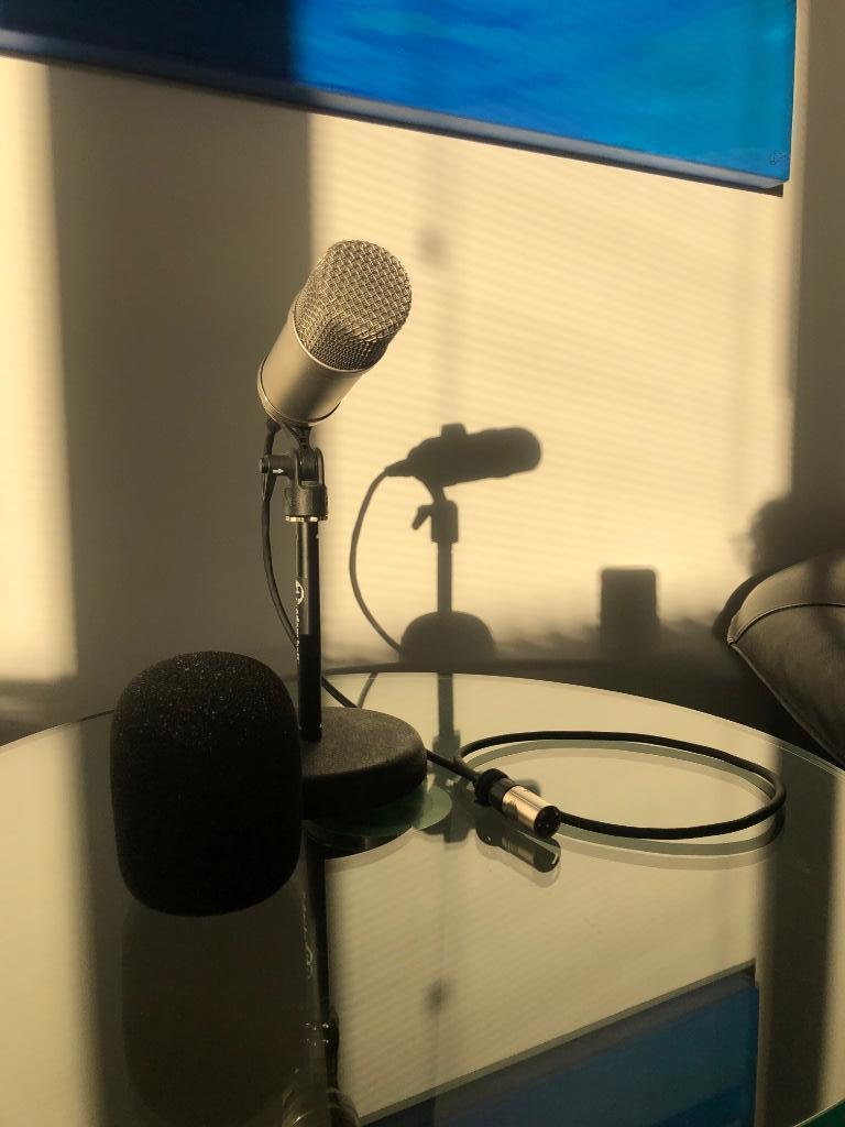 Broadcast Condenser Microphone Røde StemActeur/VoiceOver, Ophalen, Zo goed als nieuw, Studiomicrofoon