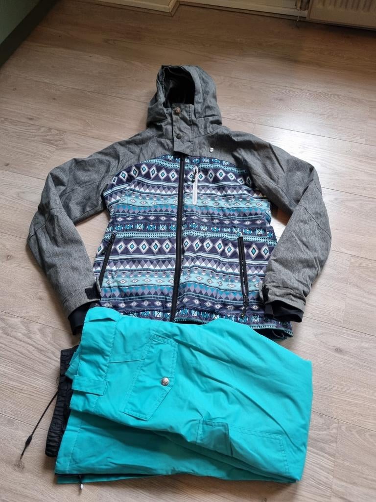 Rehall skijas en ski broek (gebruikt), Gebruikt, Meisje, Ophalen of Verzenden, Rehall