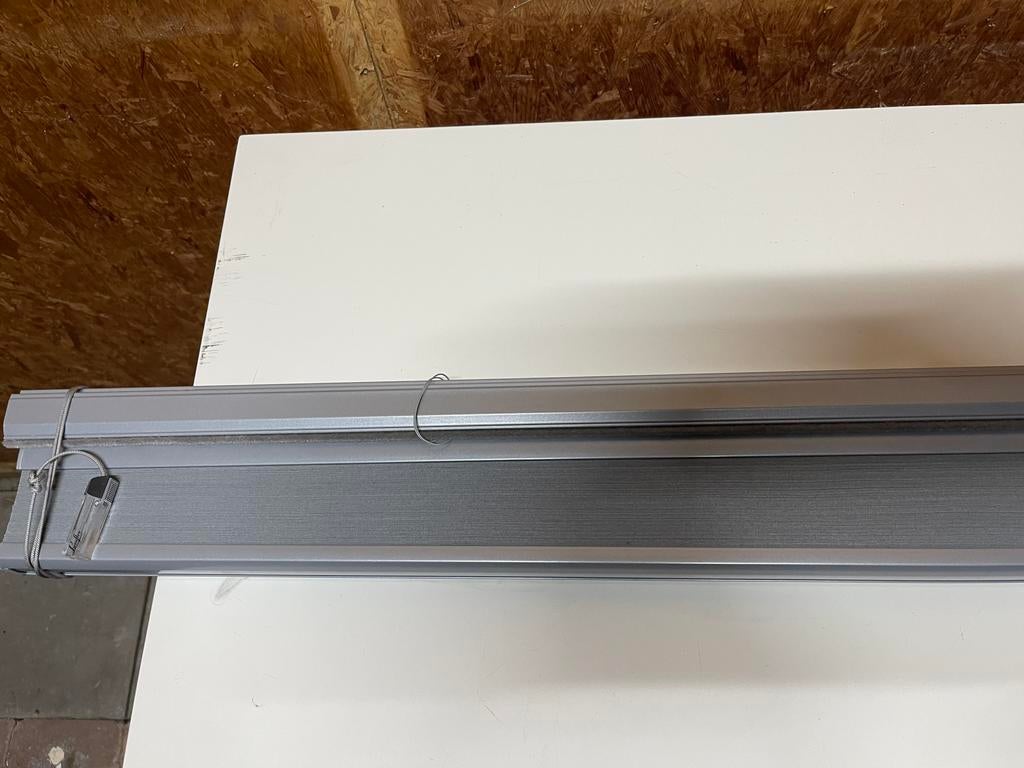 Luxaflex top down bottum up plisse 196,5 b x 168 h, Ophalen, 150 tot 200 cm, Zo goed als nieuw, Grijs