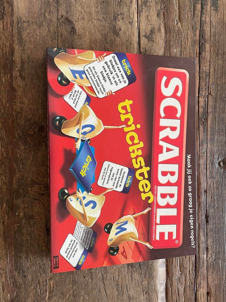 Scrabble Trickster Bordspel, Hobby en Vrije tijd, Gezelschapsspellen | Bordspellen, Ophalen of Verzenden, Zo goed als nieuw
