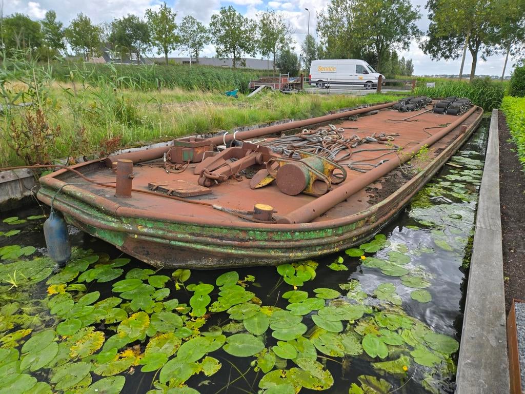 Einde jaar korting Dekschuit 'Amsterdammertje' - Opknapper, Watersport en Boten, Ophalen, Gebruikt, Overige brandstoffen