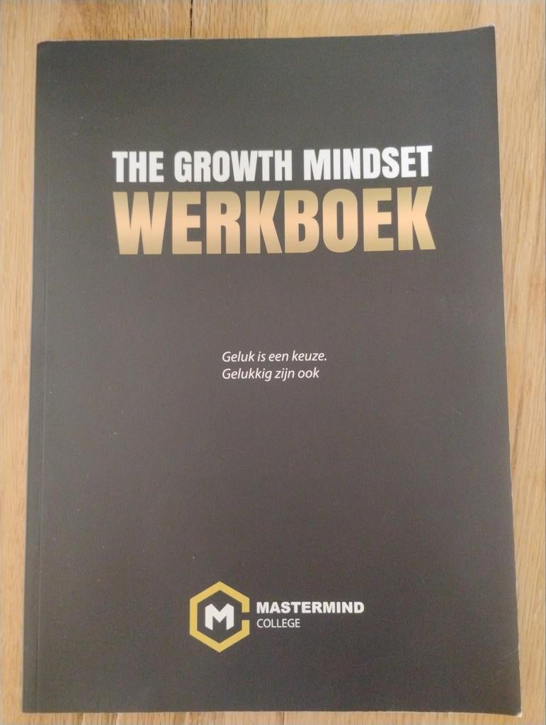 The Growth Mindset Werkboek, Ophalen of Verzenden, Zo goed als nieuw, Mastermind College