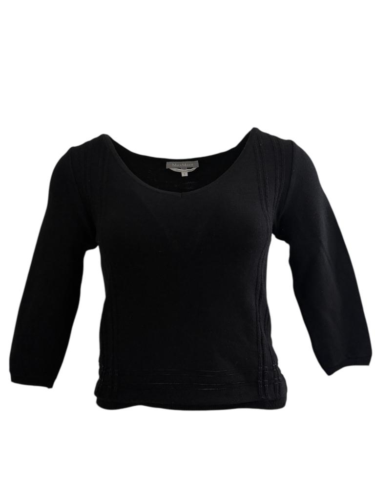 MaxMara trui S, Maat 38/40 (M), Zwart, Ophalen of Verzenden, Zo goed als nieuw