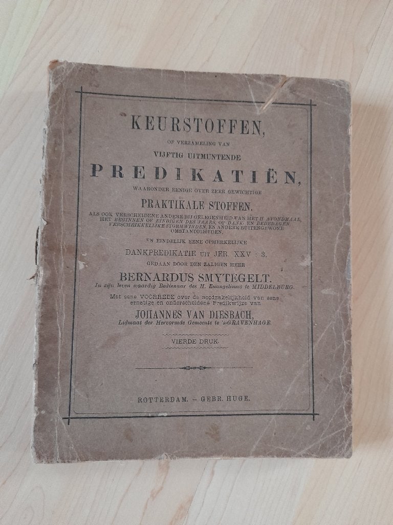 KEURSTOFFEN VERZAMELING VAN VIJFTIG UITMUNTENDE PREDIKATIEN, Ophalen of Verzenden, Gelezen