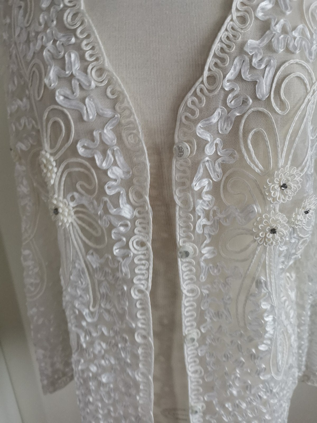 LUXE  NIEUW VEST /JASJE maat XL-42, Verzenden, Nieuw, Maat 42/44 (L), Wit