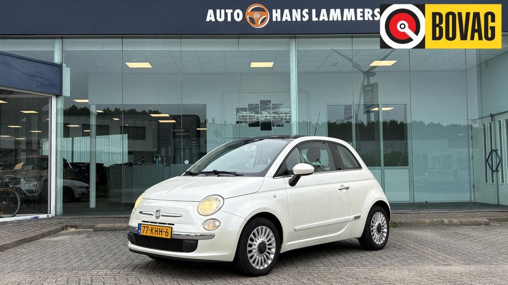 Fiat 500 1.2 Lounge 2e eigenaar, Auto's, Fiat, Bedrijf, Te koop, ABS, Airbags, Airconditioning, Alarm, Automatische klimaatregeling