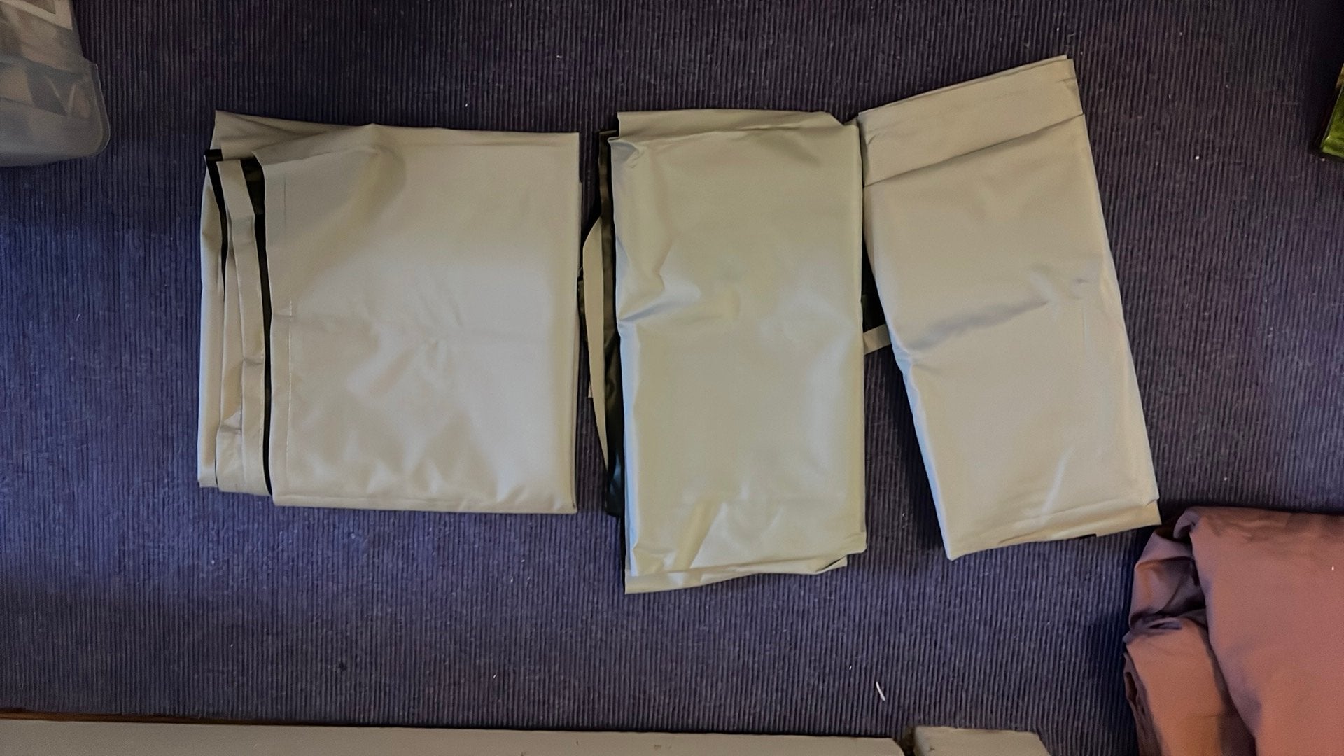 Gordijnstof 3 x 110 x 210, Overige materialen, Verduisterend, 210 cm, Zo goed als nieuw