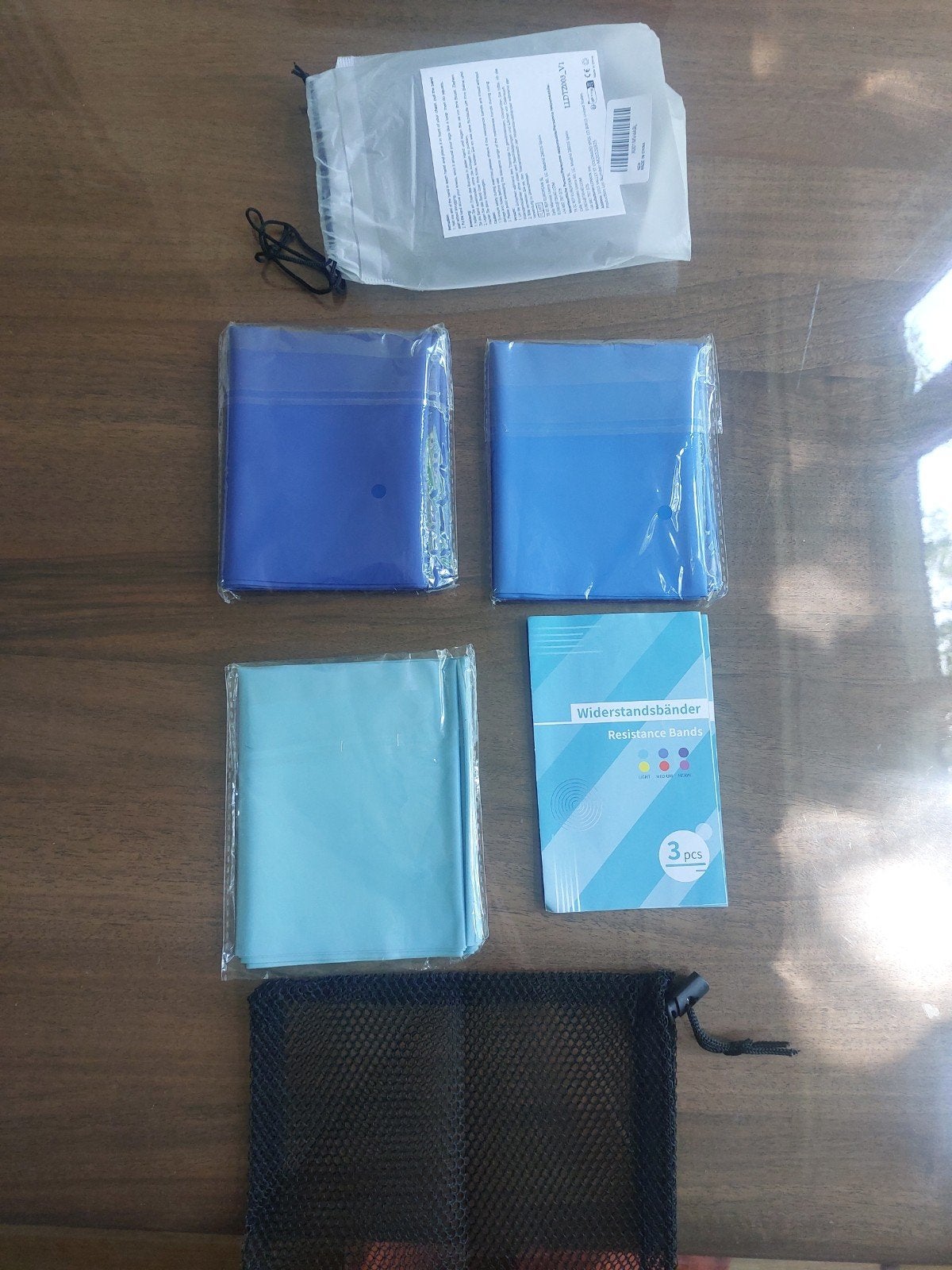 Nieuwe Weerstandsbanden Set (3-delig): Light, Medium, Heavy, Sport en Fitness, Fitnessmaterialen, Ophalen of Verzenden, Nieuw