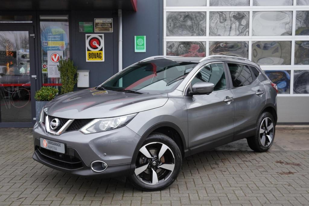 Nissan Qashqai 1.2 Tekna NAP Panodak/360Cam/Clima/Stoelverw., Auto's, Voorwielaandrijving, Gebruikt, Euro 6, 4 cilinders