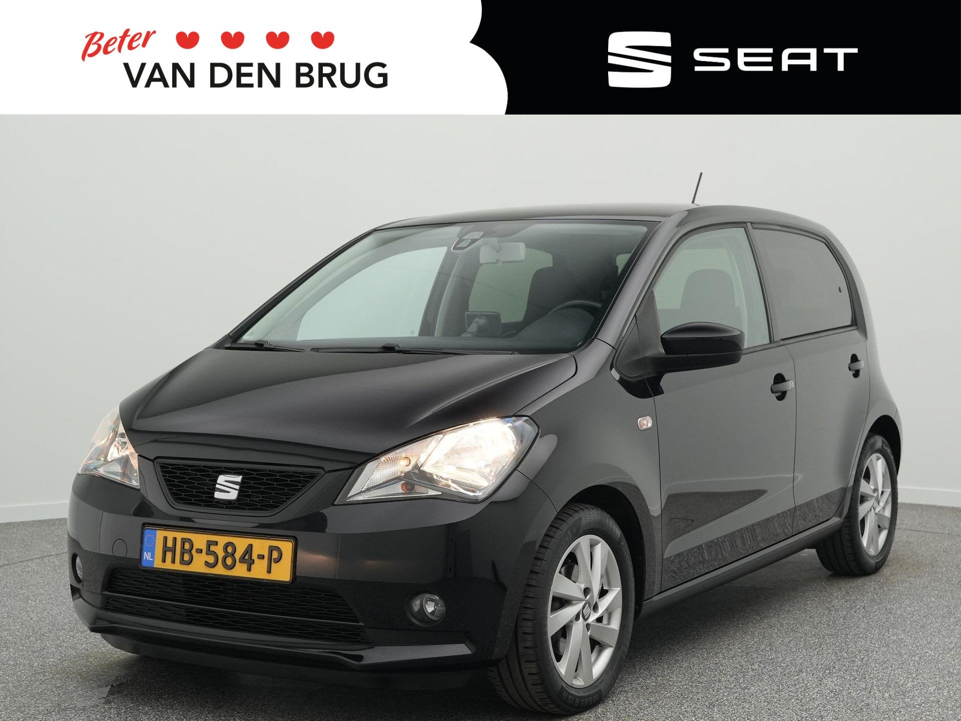 SEAT Mii 1.0 60pk Sport Connect | Cruise control | Parkeerse, Auto's, Voorwielaandrijving, Stof, Gebruikt, 840 kg