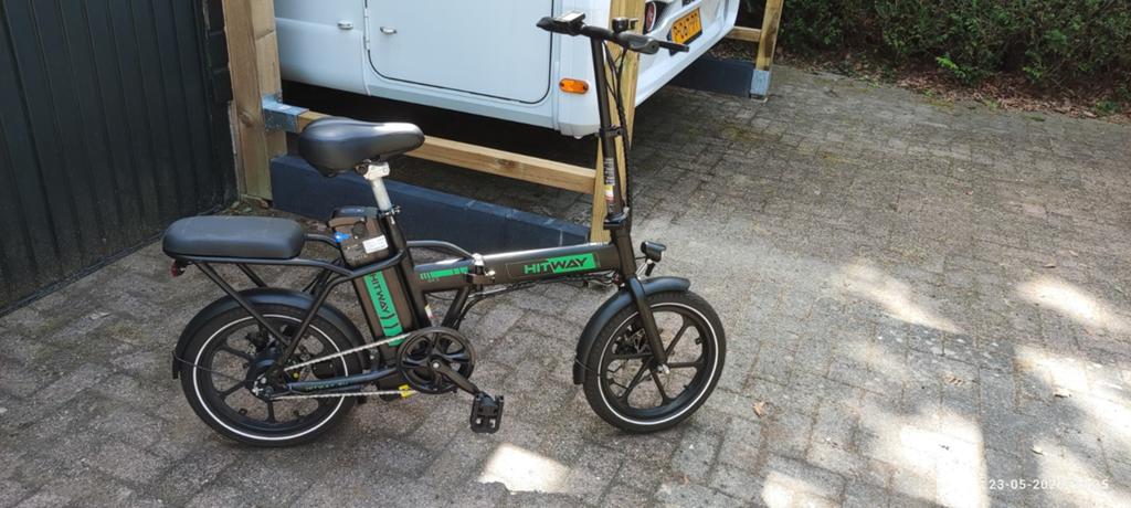 Elektrische vouwfiets tot 80 km, Fietsen en Brommers, Fietsen | Vouwfietsen, 14 tot 16 inch, Ophalen of Verzenden, Zo goed als nieuw