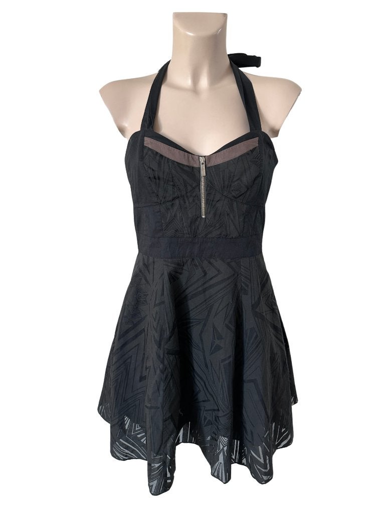 Karen Millen jurk S, Verzenden, Zwart, Zo goed als nieuw, Boven de knie