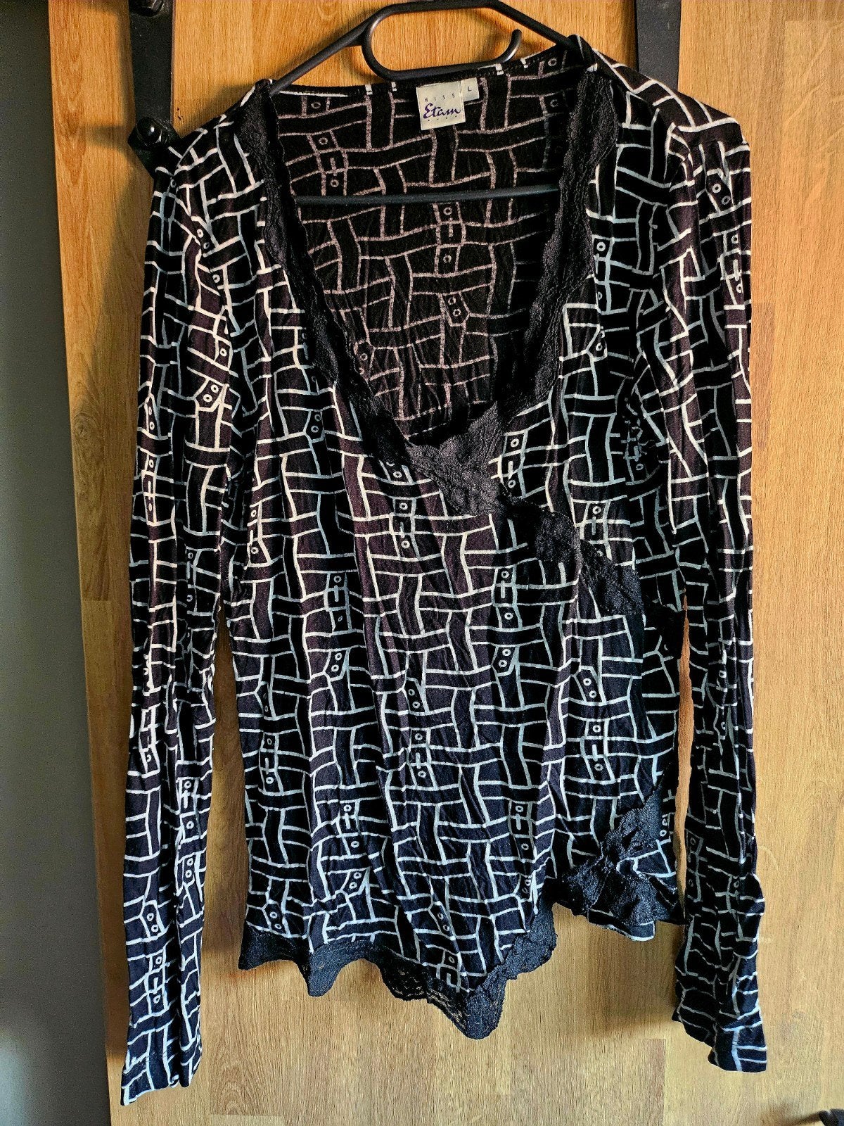 Miss Etam blouse met lange mouwen en print - Maat L, Miss Etam, Ophalen of Verzenden