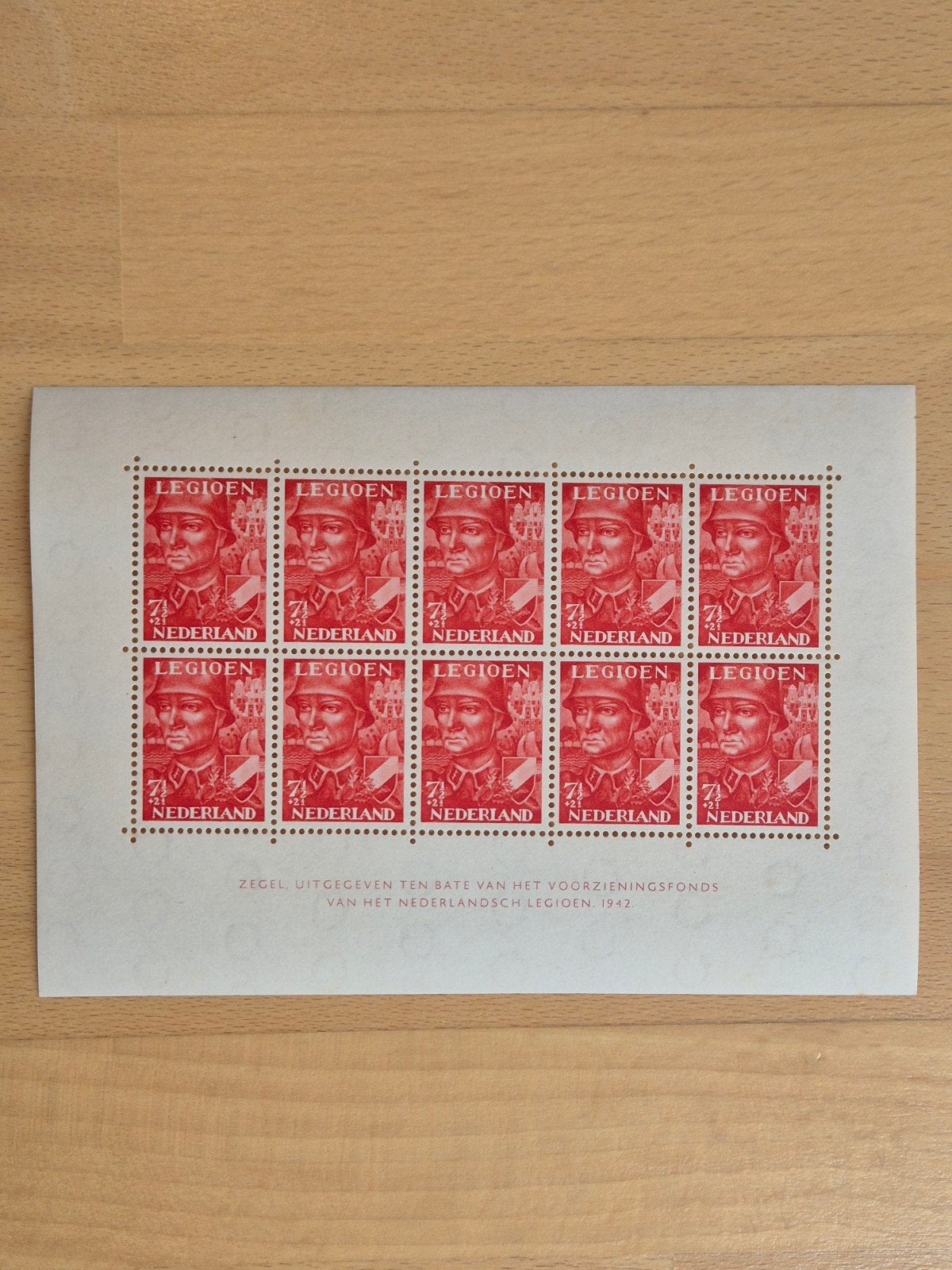 Nederland 1942 legioenzegels, Postzegels en Munten, Postzegels | Nederland, Ophalen of Verzenden, Na 1940, Postfris