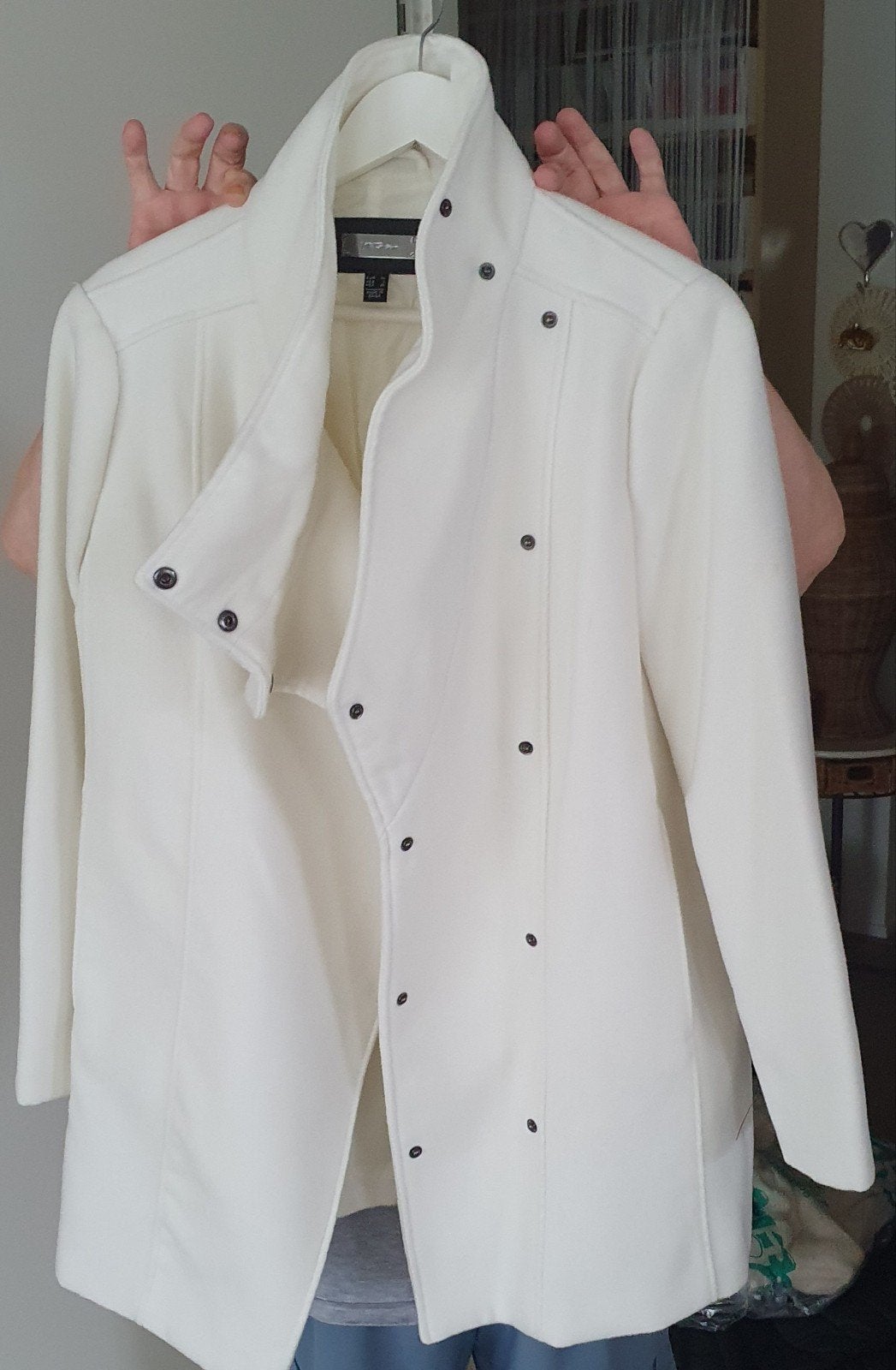 Nieuw Roomwitte Jas, Ophalen of Verzenden, Nieuw, Maat 46/48 (XL) of groter, Zwart