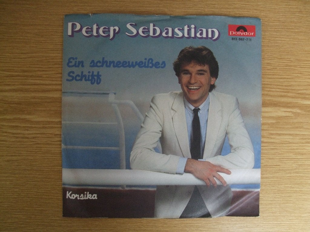 PETER SEBASTIAN    EIN SCHNEEWEISSES SCHIFF / KORSIKA, 7 inch, Ophalen of Verzenden, Zo goed als nieuw, Pop