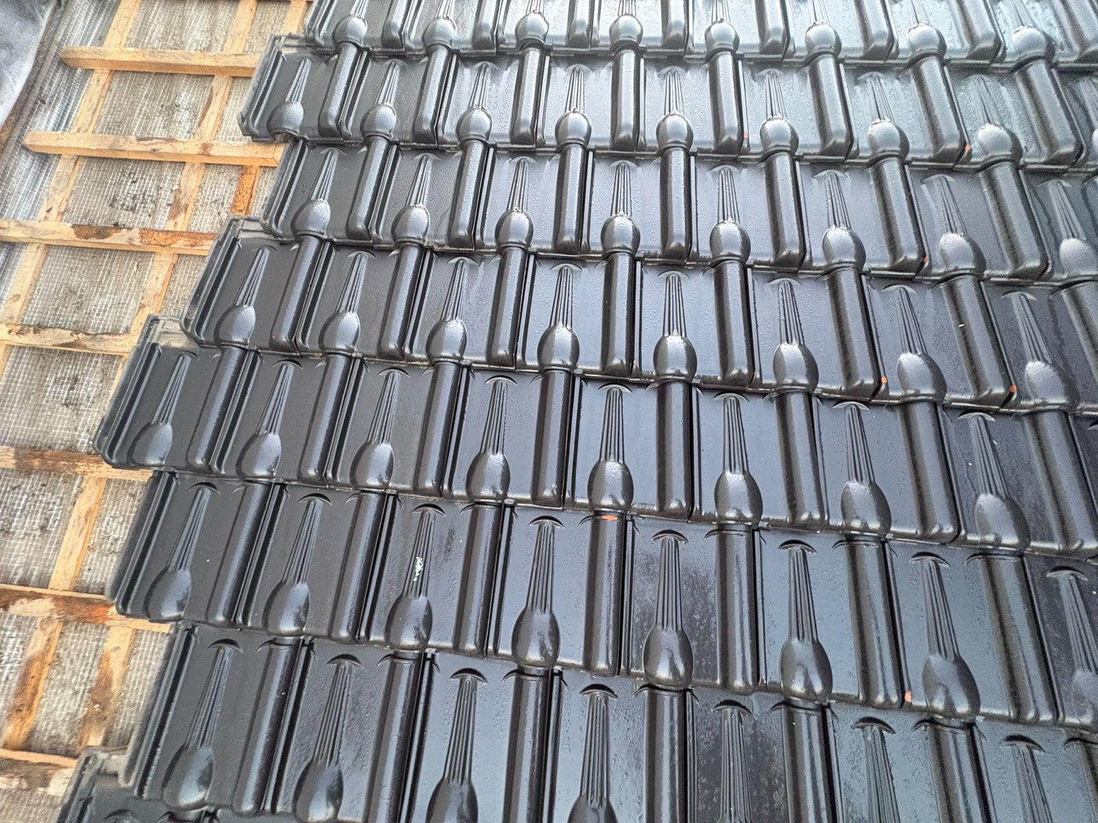 Monier 6 Dakpannen - 30m2 - Made in Holland - 2014, Doe-het-zelf en Verbouw, Ophalen, Gebruikt, 15 m² of meer, Dakpannen