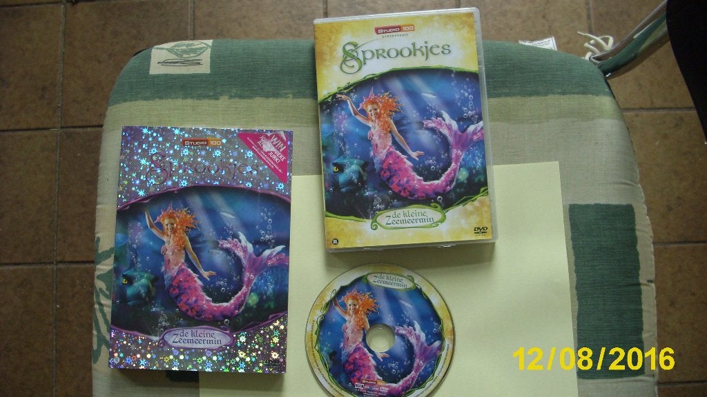 Musical de kleine zeemeermin holografische hoes +gele sleeve, Cd's en Dvd's, Dvd's | Kinderen en Jeugd, Alle leeftijden, Verzenden