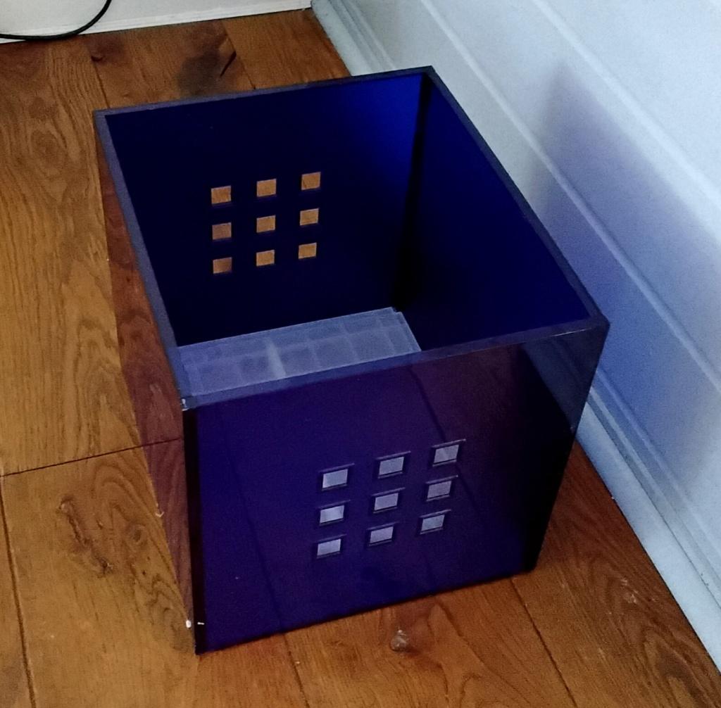 Opbergbak voor Kallax kast - blauw - Ikea, Ophalen, Gebruikt