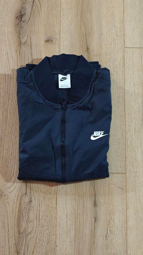 Nike bomberjack donker blauw maat L logo, Maat 52/54 (L), Blauw, Nike, Ophalen of Verzenden