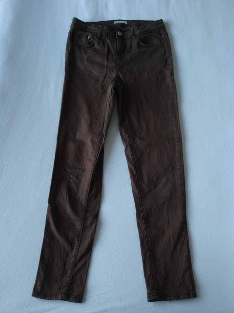 Maat 36. Lange koffie bruine CACHE CACHE jeans., Overige kleuren, CACHE CACHE, Ophalen of Verzenden, Zo goed als nieuw