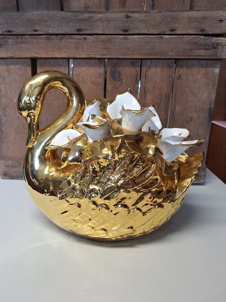 Gouden Zwaan Bladgoud Decoratie, Ophalen