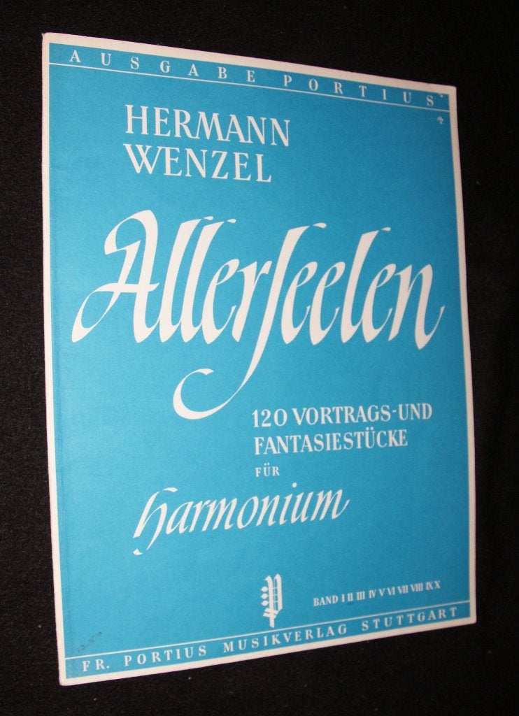 Hermann Wenzel - Allerseelen - Vortrags- Und Fantasiestucke, Orgel, Gebruikt, Klassiek, Ophalen of Verzenden